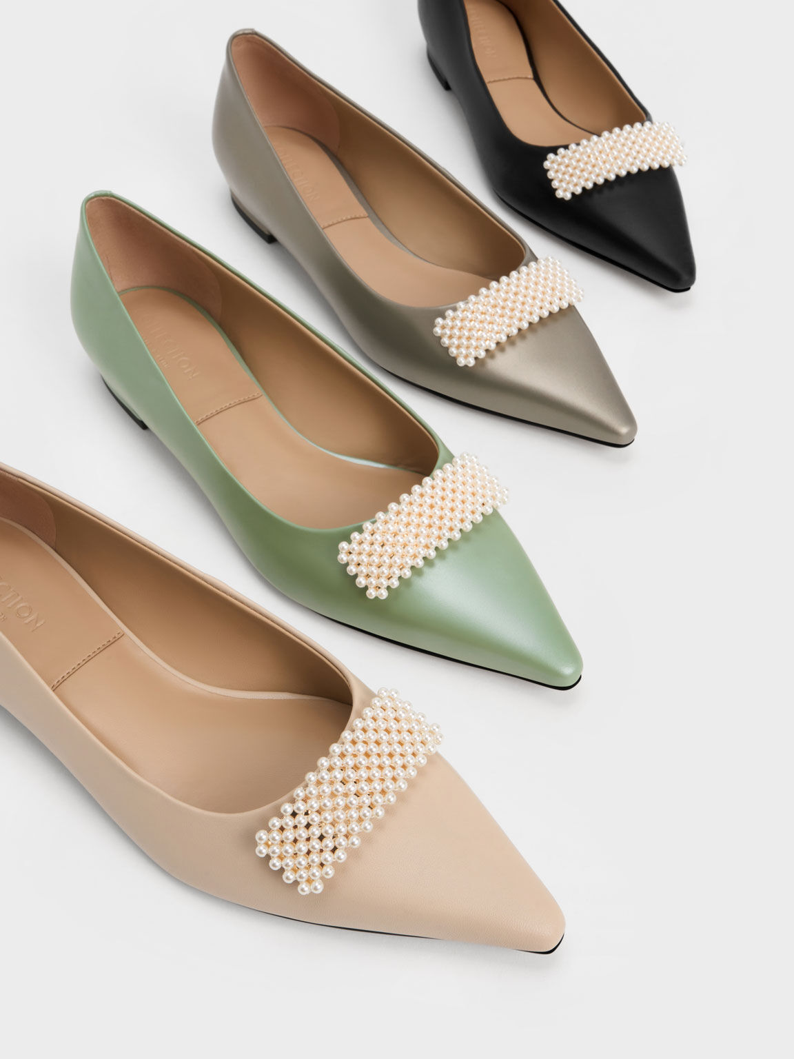 Green Flat Shoes for Women | Shop Online | CHARLES & KEITH UK