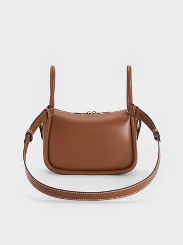 Lyla Shoulder Bag, Chocolate, hi-res