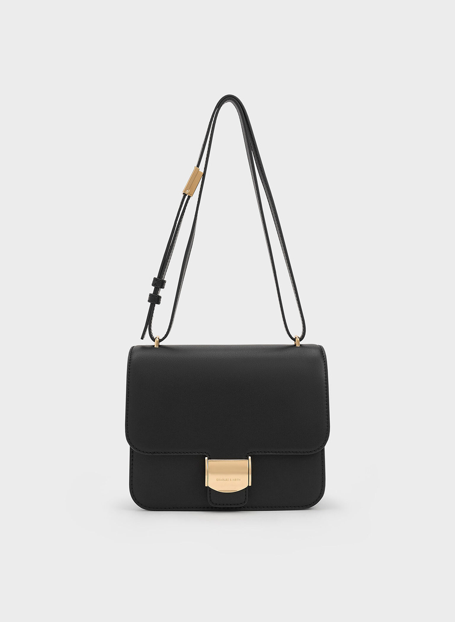 Violetta Boxy Bag, Black, hi-res