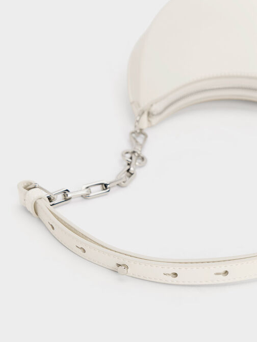 Olivia Moon Bag, Cream, hi-res