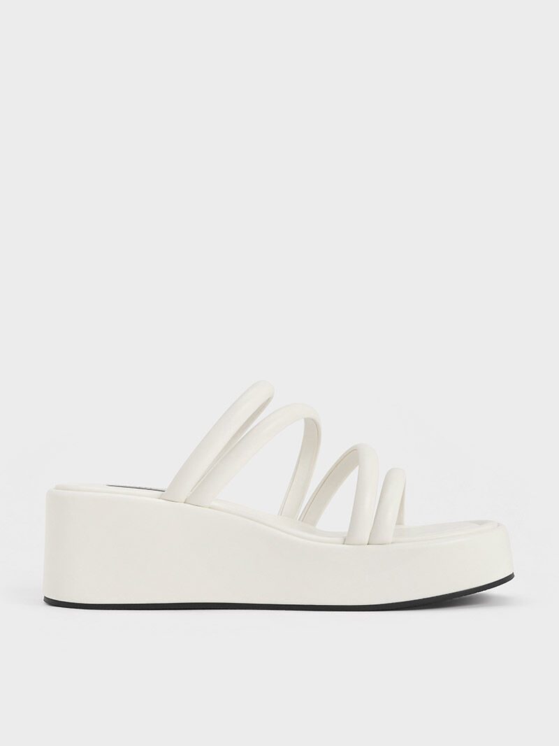 Strappy wedge platform sandals sale