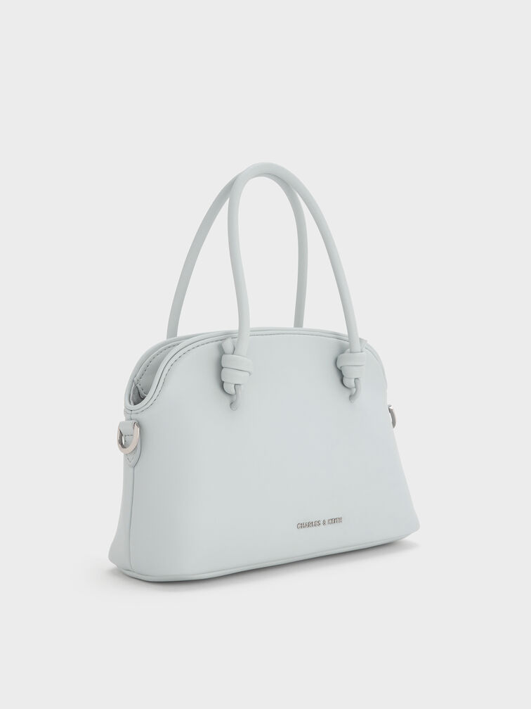 Sammie Knotted-Handle Bowling Bag, Sea Salt Blue, hi-res