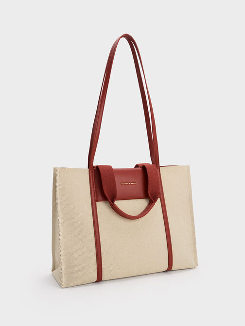 Shalia Canvas Tote Bag, Multi, hi-res