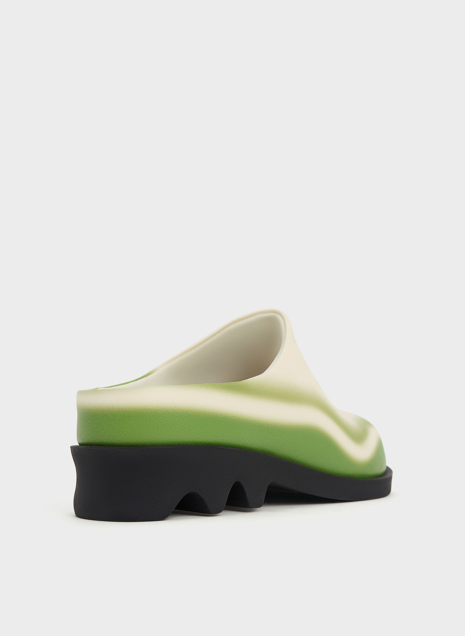 Gradient Wave Slip-On Mules, Green, hi-res