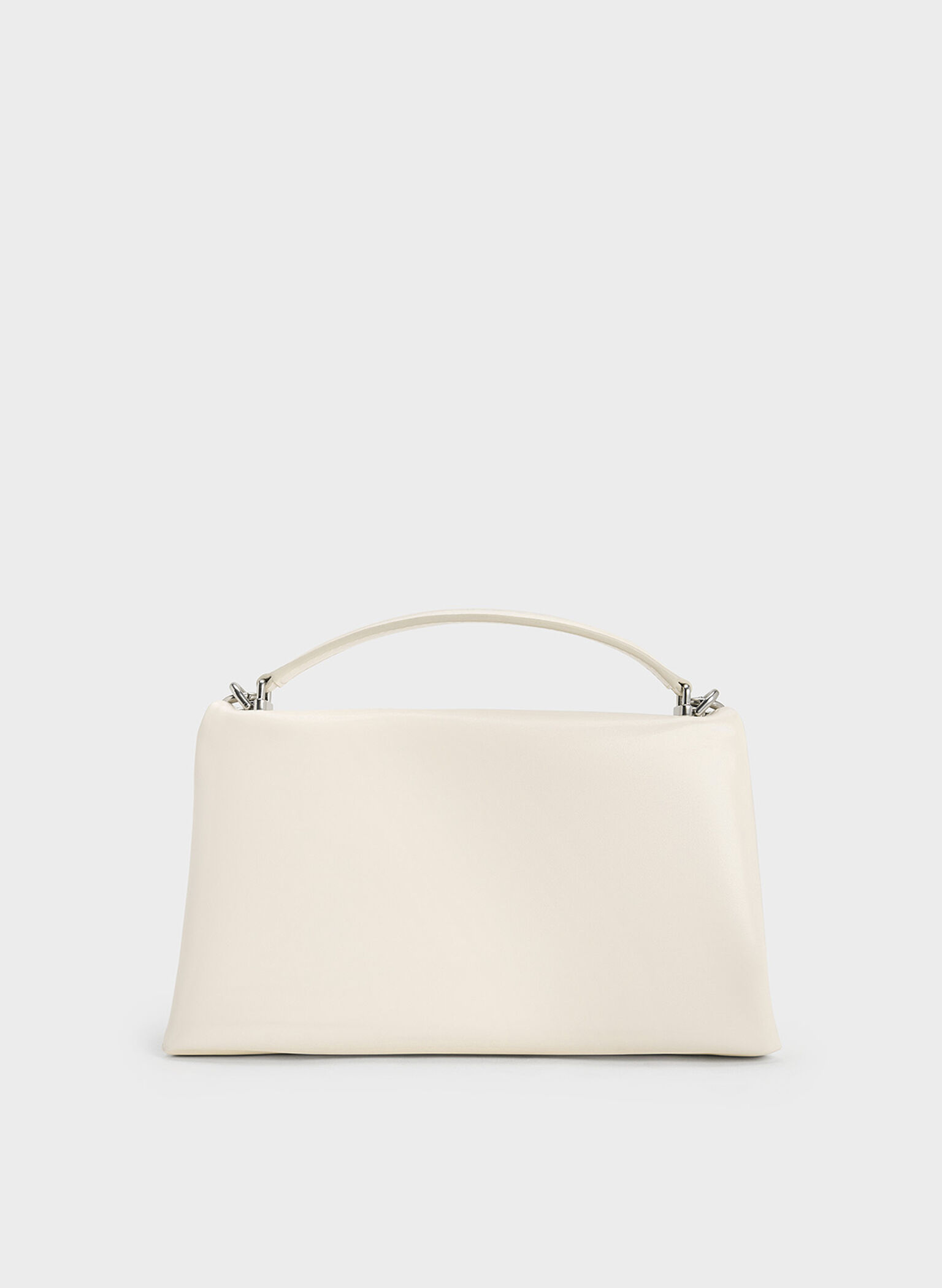 Andromeda Chunky-Chain Top Handle Bag, Cream, hi-res