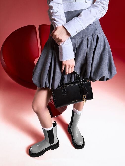 Mini Kerry Tote Bag, Black, hi-res