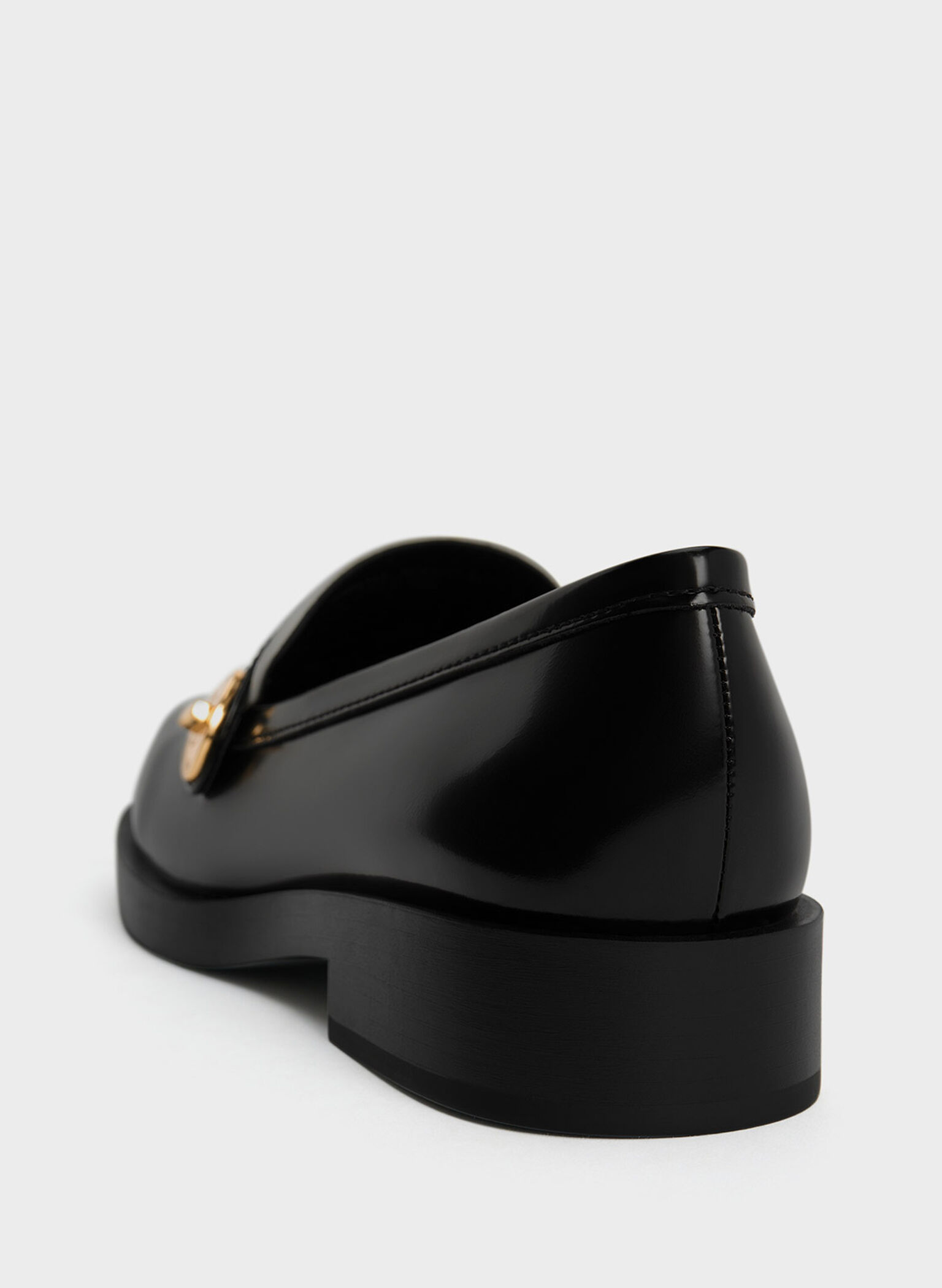Hettie Two-Tone Metallic-Buckle Strap Loafers, Multi, hi-res