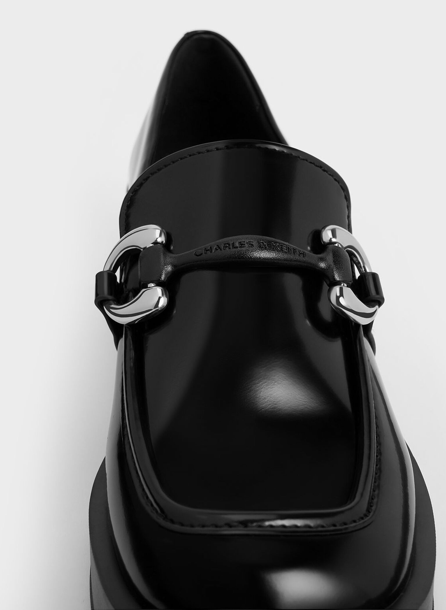 Catelaya Metallic Accent Loafer Pumps, Black Box, hi-res
