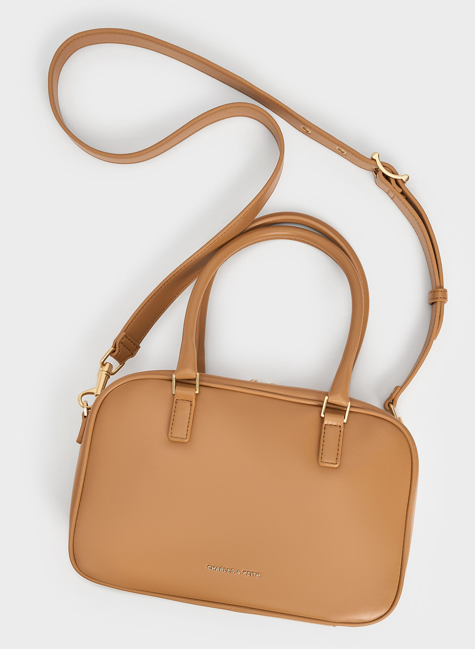 Sianna Bowling Bag, Toffee, hi-res