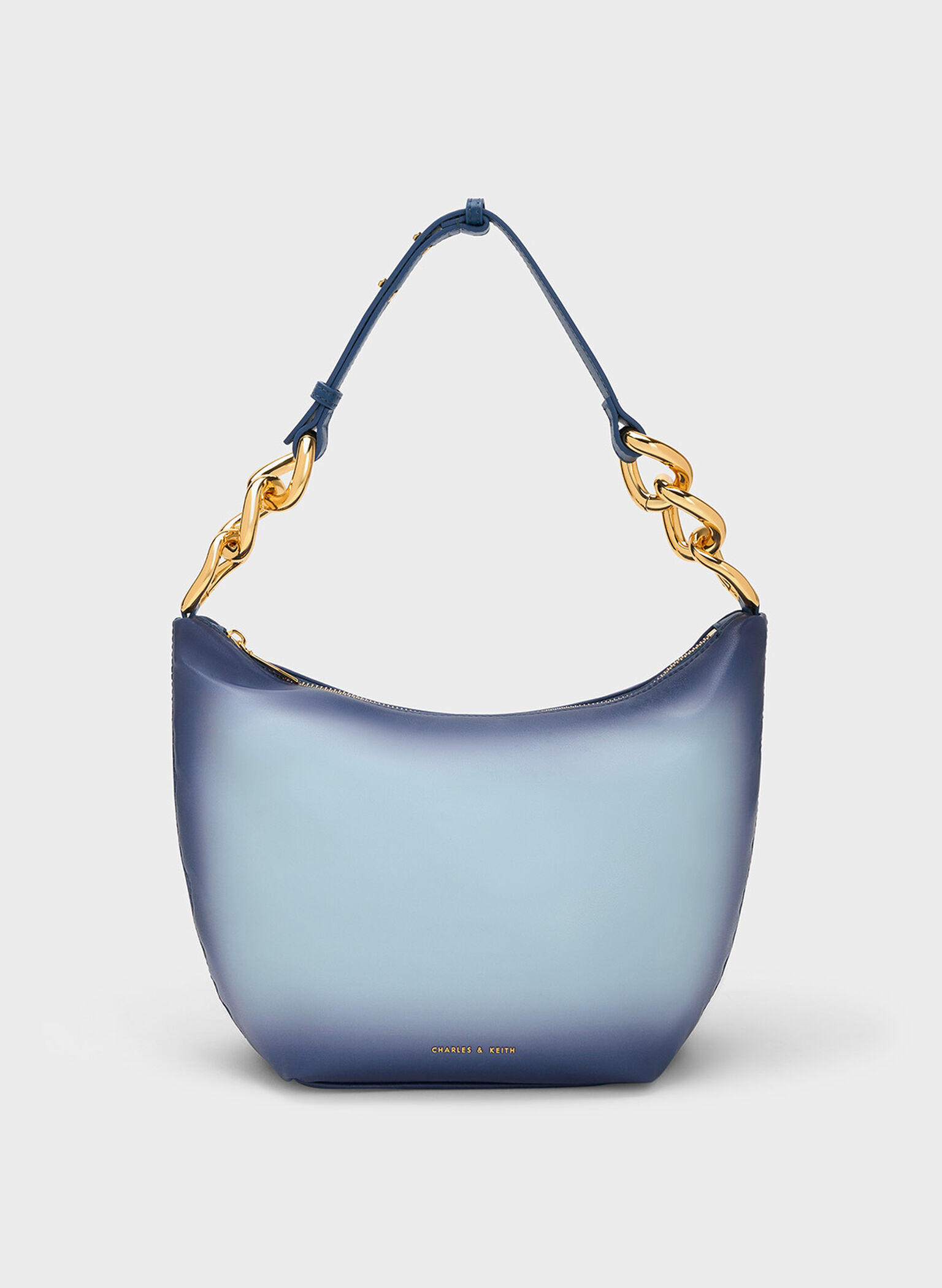 Cayce Ombre Hobo Bag, Navy, hi-res