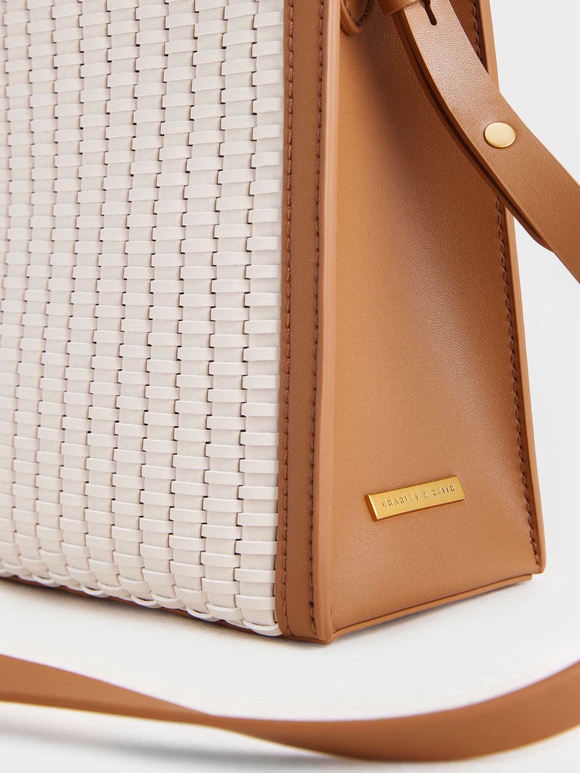 Charles and keith woven 2025 bag