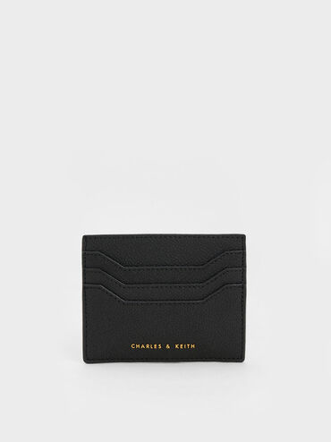 Carli Multi-Slot Card Holder, Black, hi-res