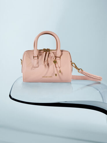 Everleigh Bowling Bag, Light Pink, hi-res