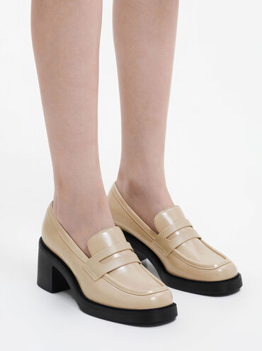 Hester Loafer Pumps, Chalk, hi-res