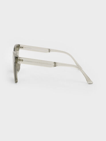 Brea Foldable Sunglasses, Grey, hi-res