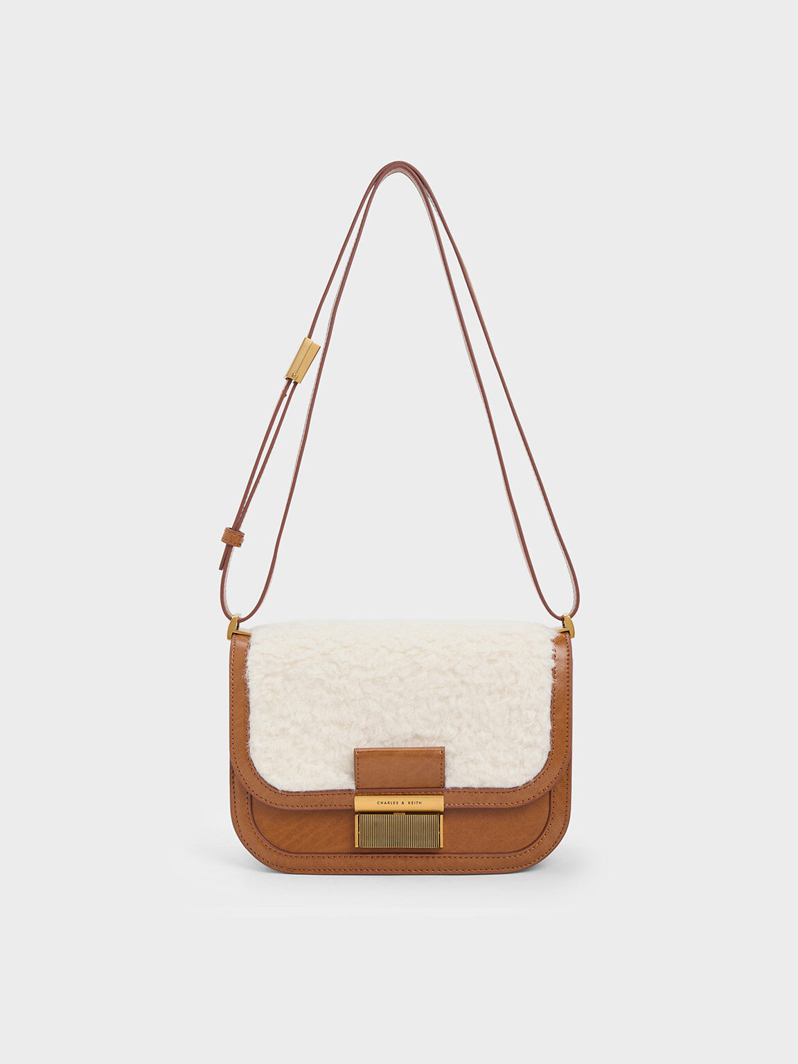 Charles and keith furry bag deals