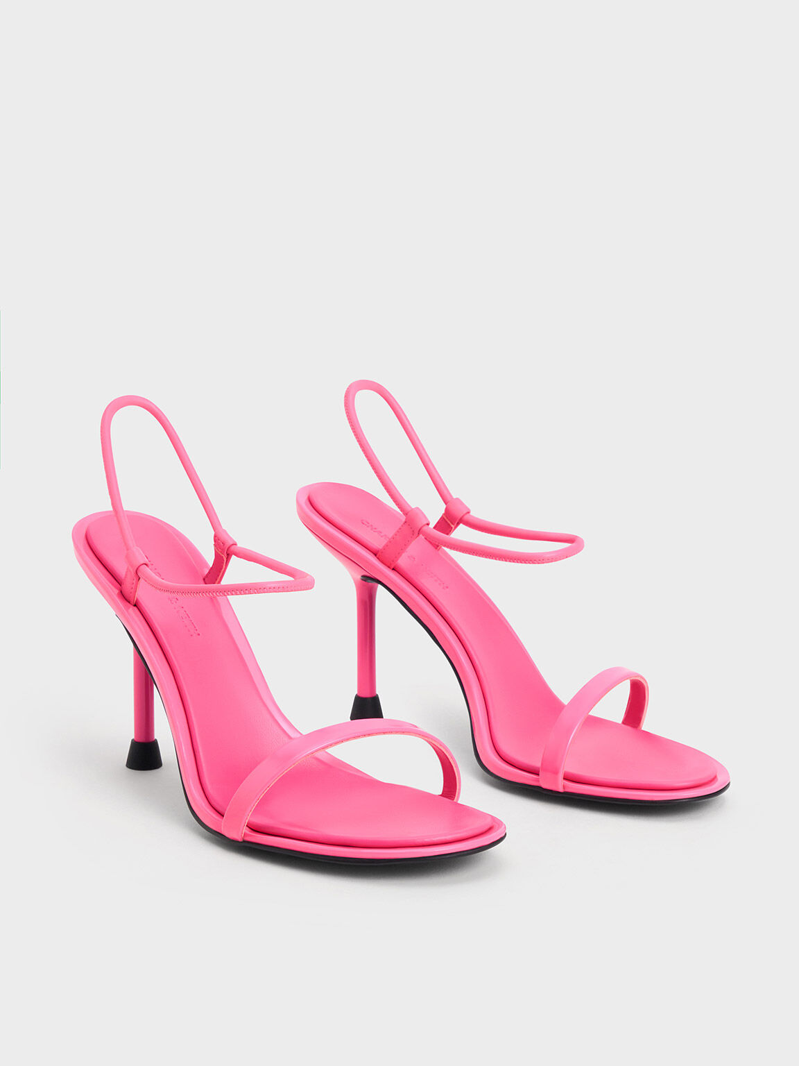 Pink ankle strap pumps best sale