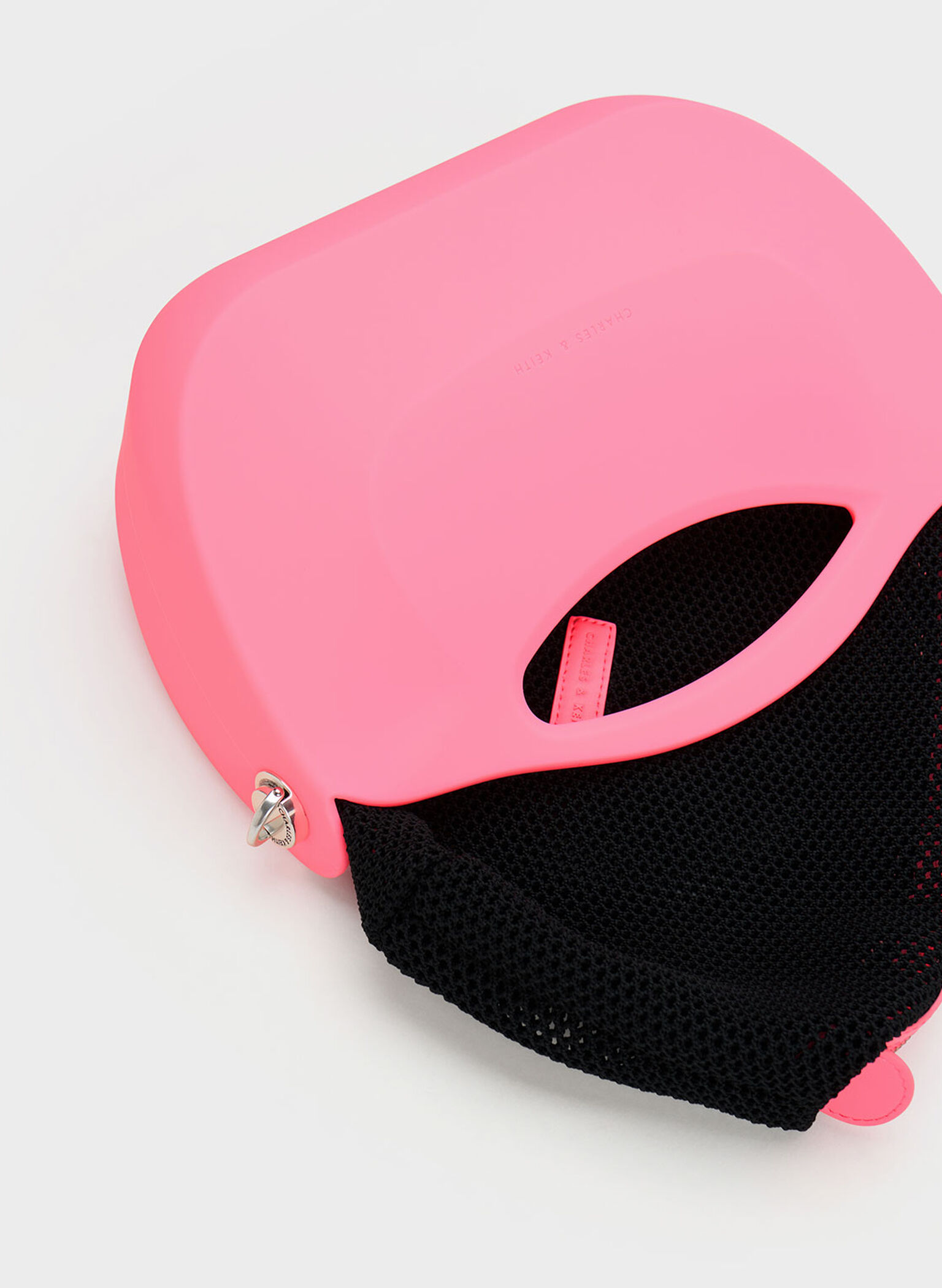 Cocoon Curved Handle Bag, Pink, hi-res