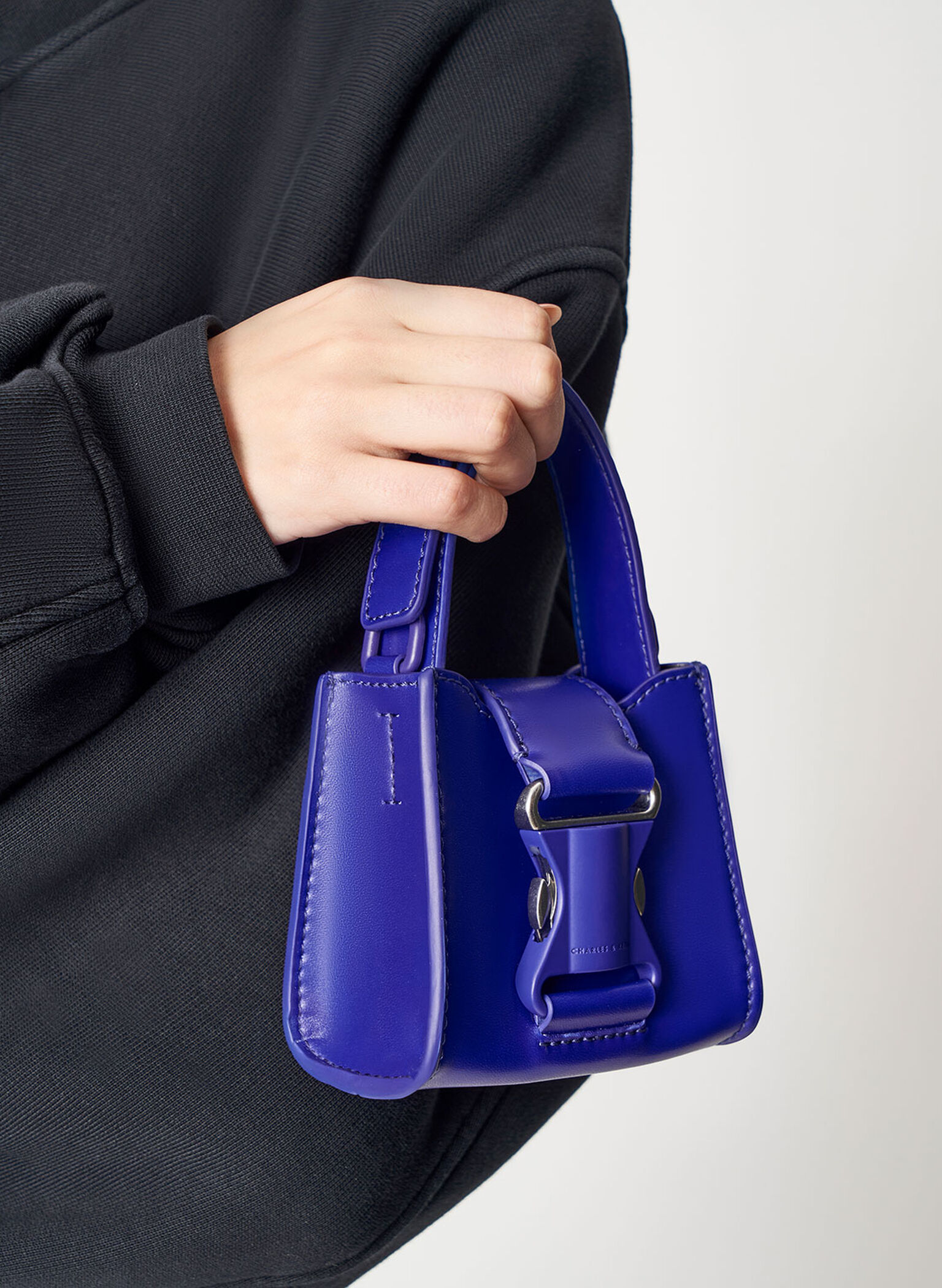 Ivy Top Handle Mini Bag, Cobalt, hi-res
