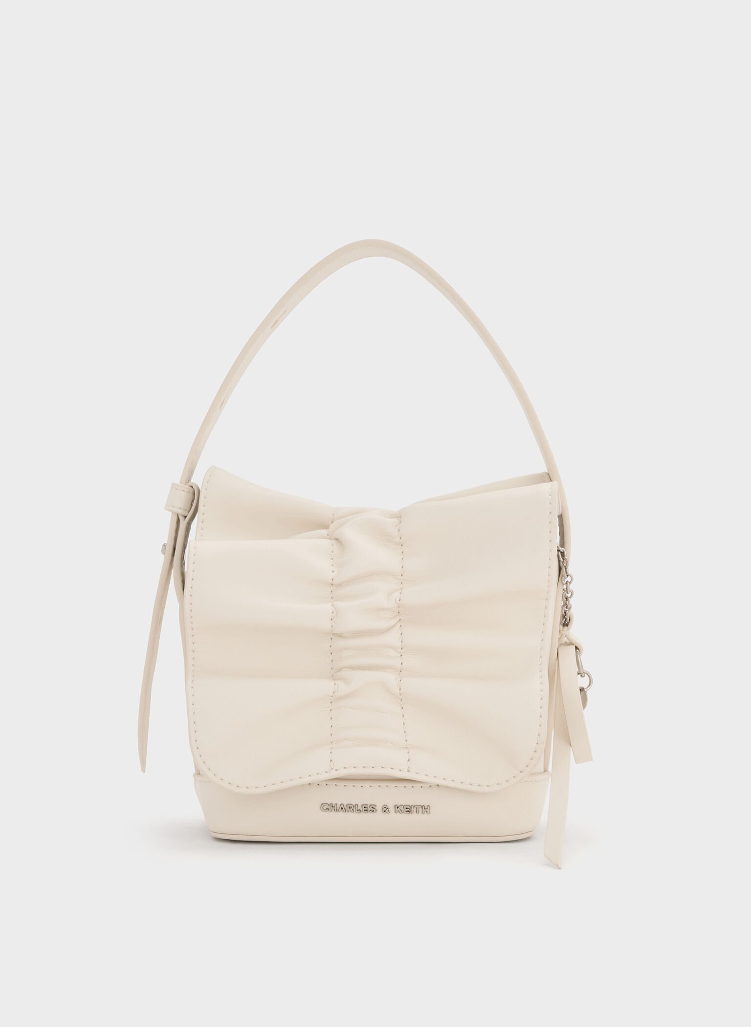 Kadee Ruched Mini Bag, Cream, hi-res