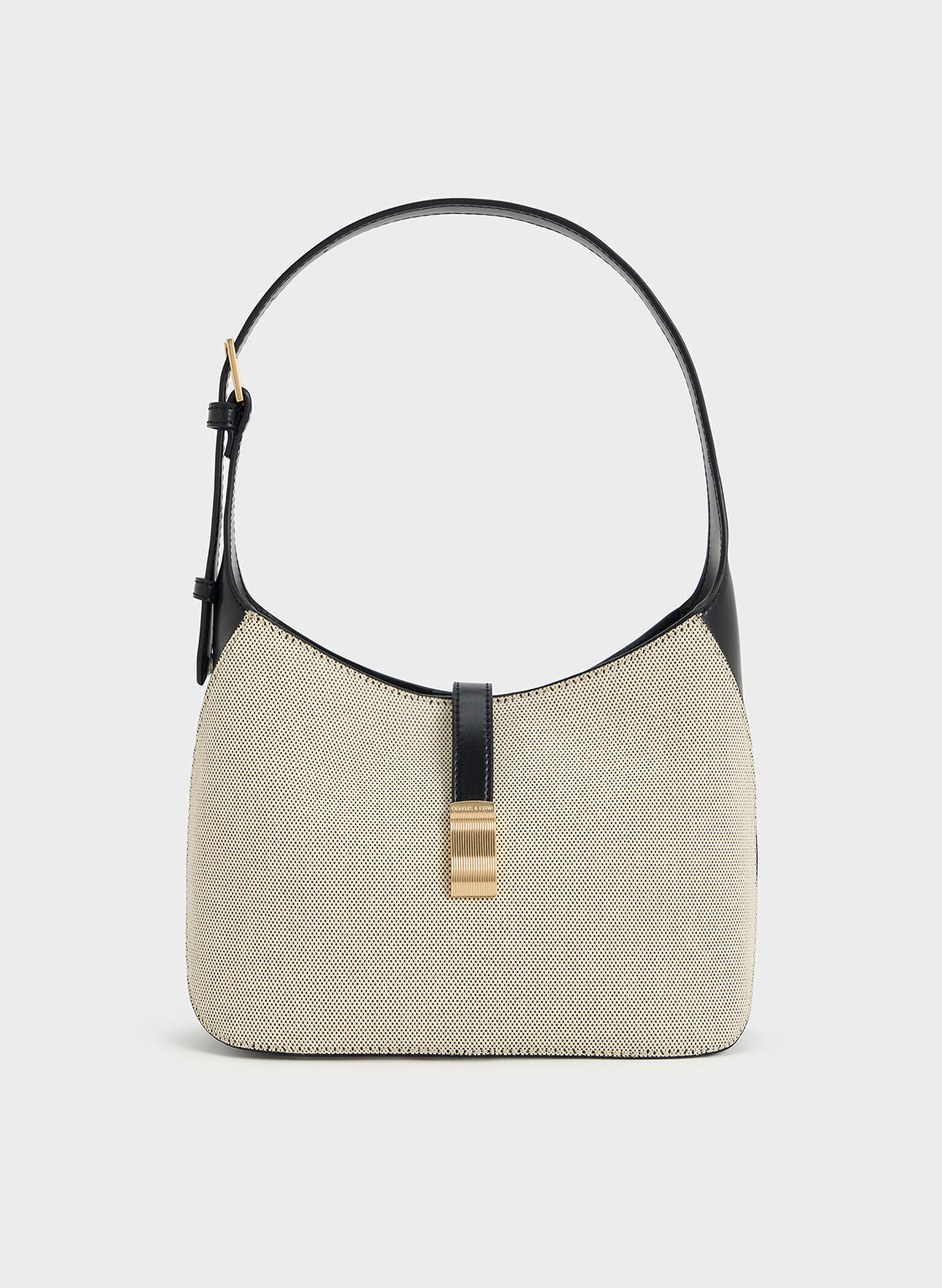 Wisteria Canvas Belted Shoulder Bag, Multi, hi-res
