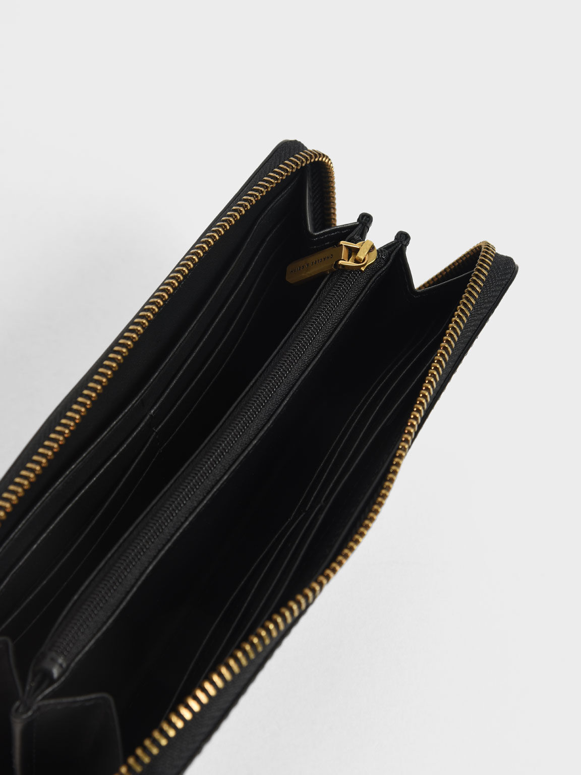 Black long wallet hotsell