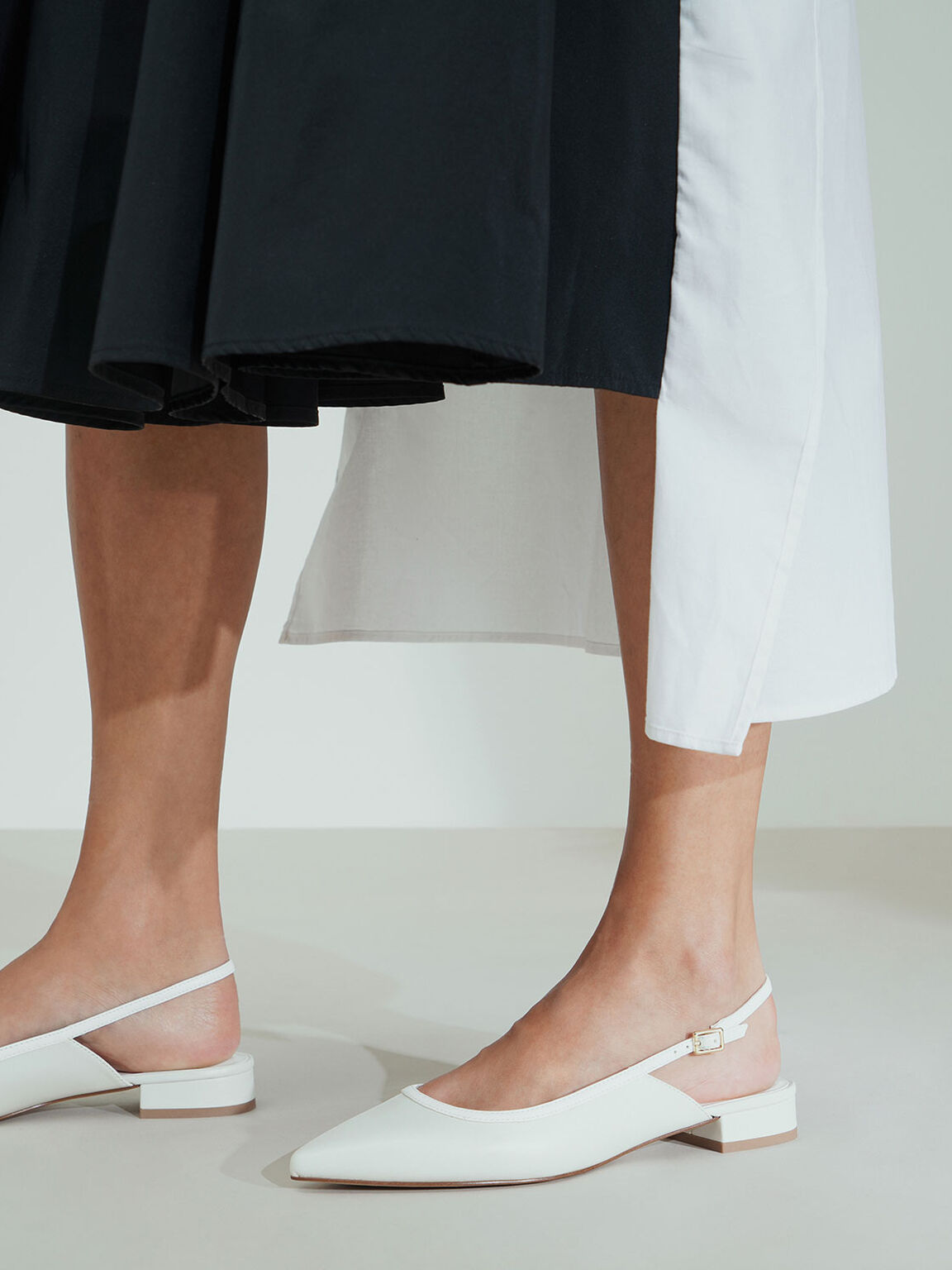 ballerina slingback flats