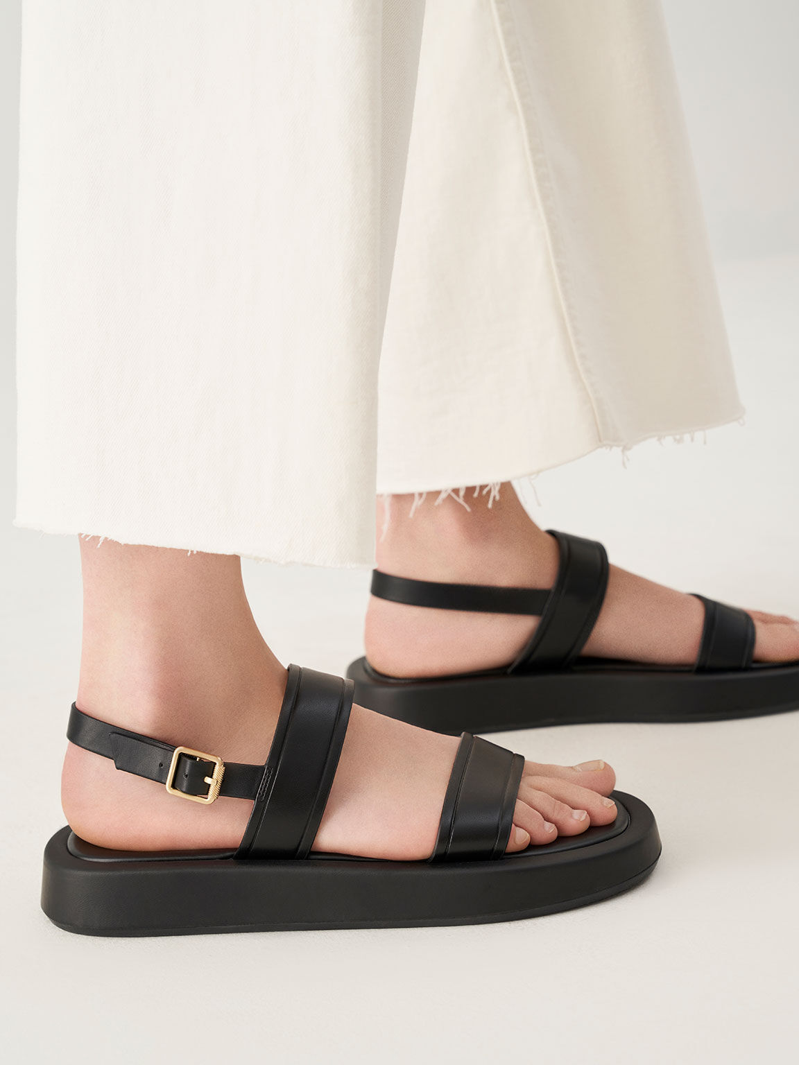 Slingback open toe sandals best sale