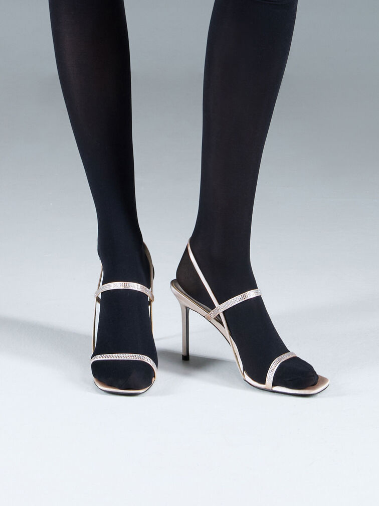 Arona Satin Crystal-Embellished Stiletto-Heel Sandals, Nude, hi-res