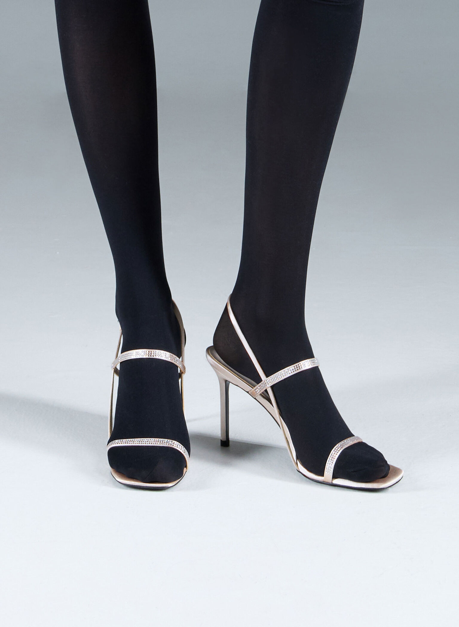 Arona Satin Crystal-Embellished Stiletto-Heel Sandals, Nude, hi-res