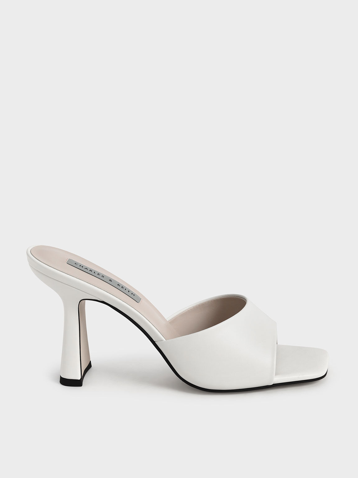 Mule heels sale white