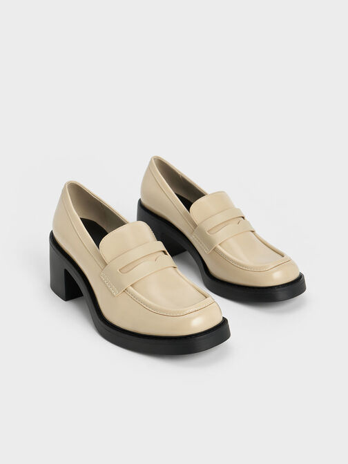 Hester Loafer Pumps, Chalk, hi-res