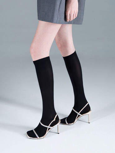 Arona Satin Crystal-Embellished Stiletto-Heel Sandals, Nude, hi-res