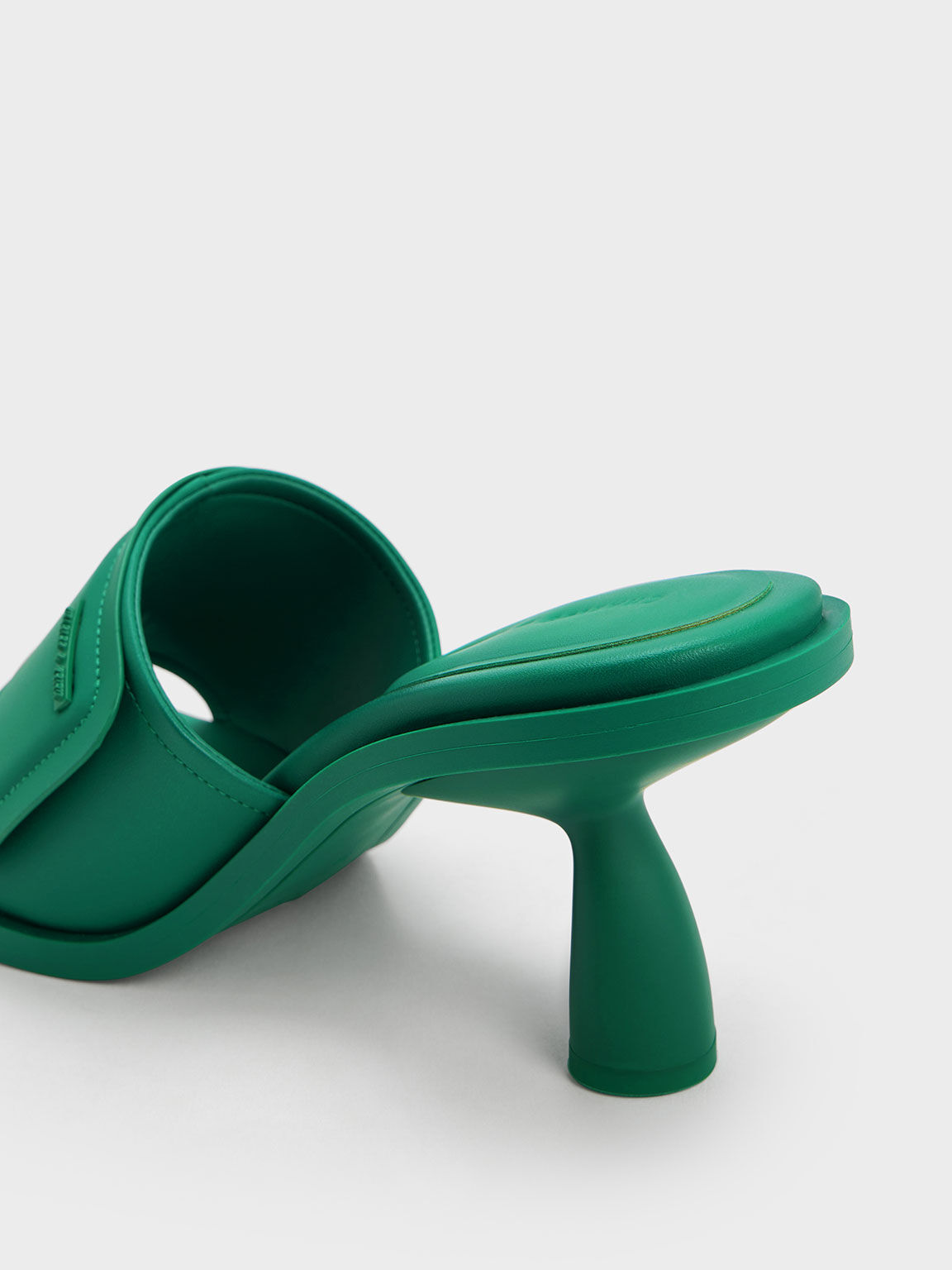 Green mule sandals top