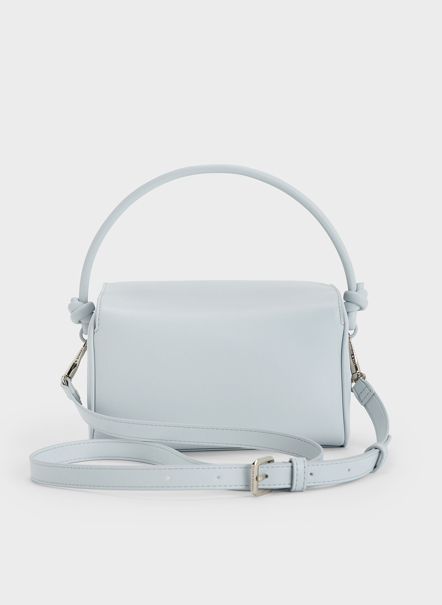 Sammie Knotted-Handle Boxy Bag, Sea Salt Blue, hi-res