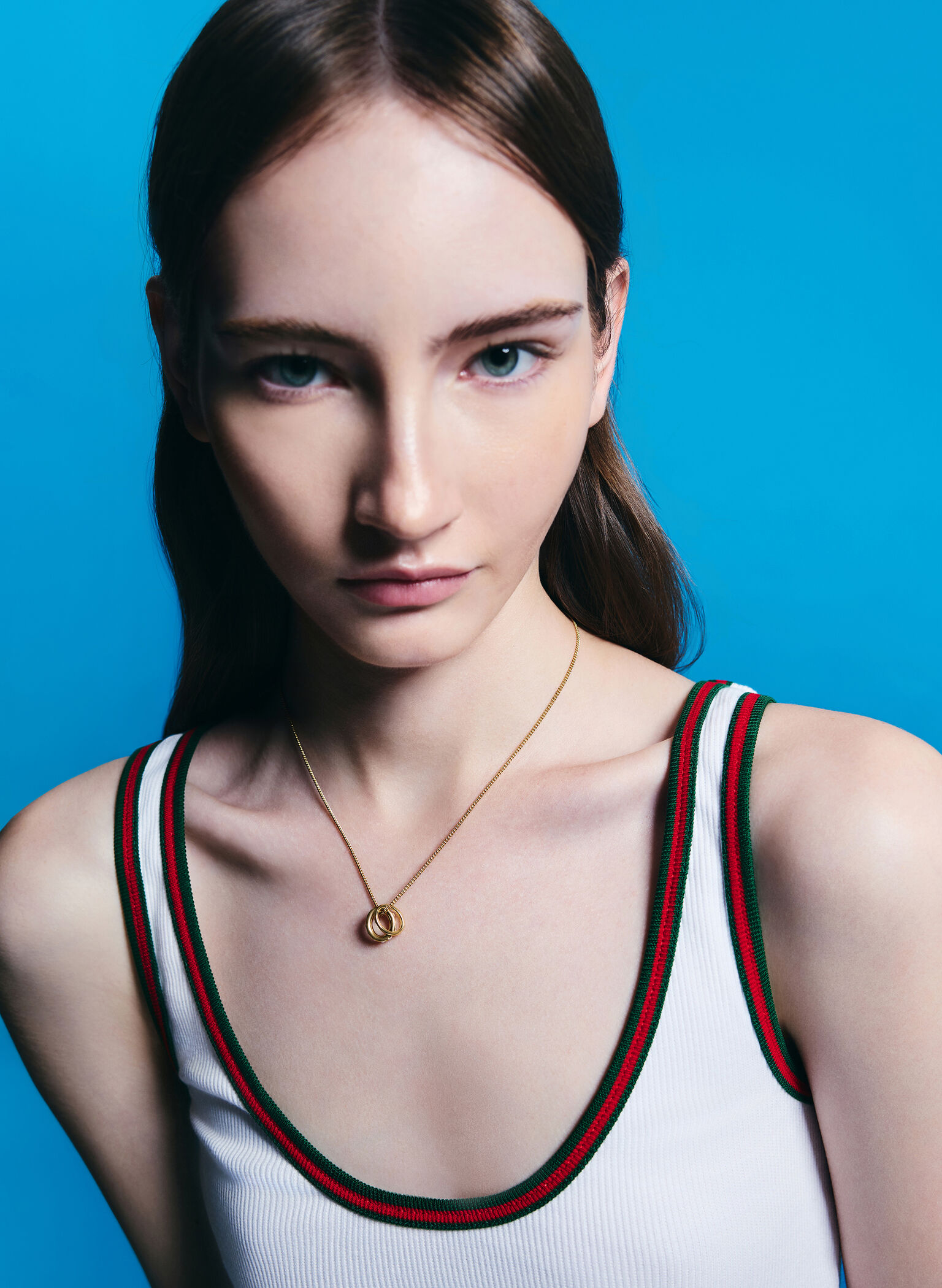 Maeve Pearl-Embellished Necklace, Gold, hi-res