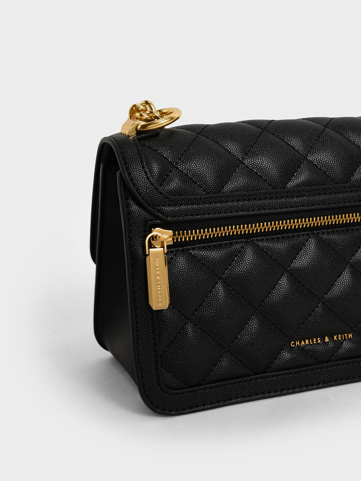Charles and keith quilted bag sale