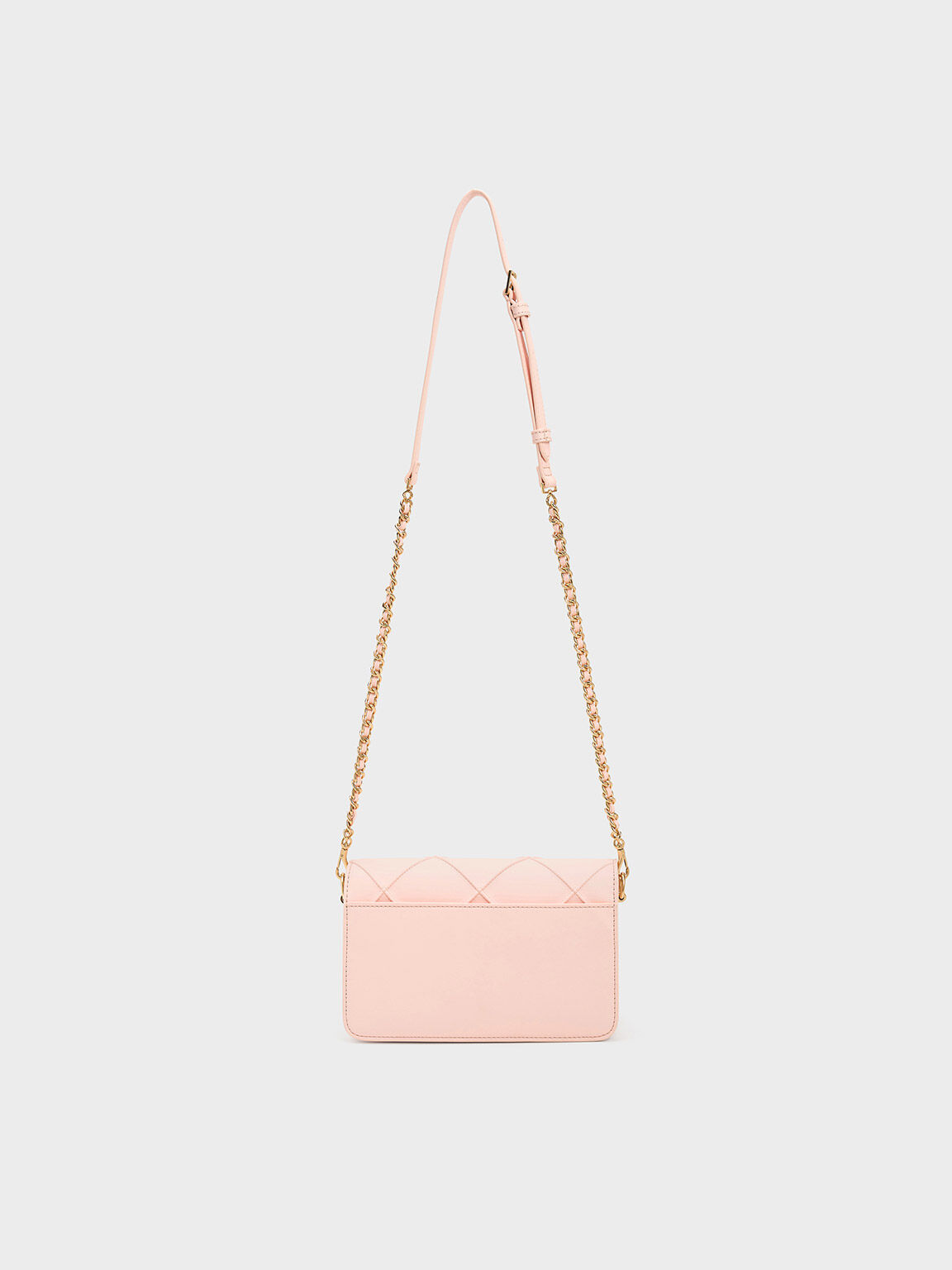 Charles and keith light pink bag cheap
