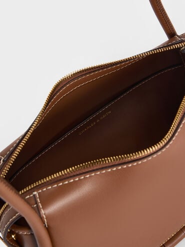 Lyla Shoulder Bag, Chocolate, hi-res