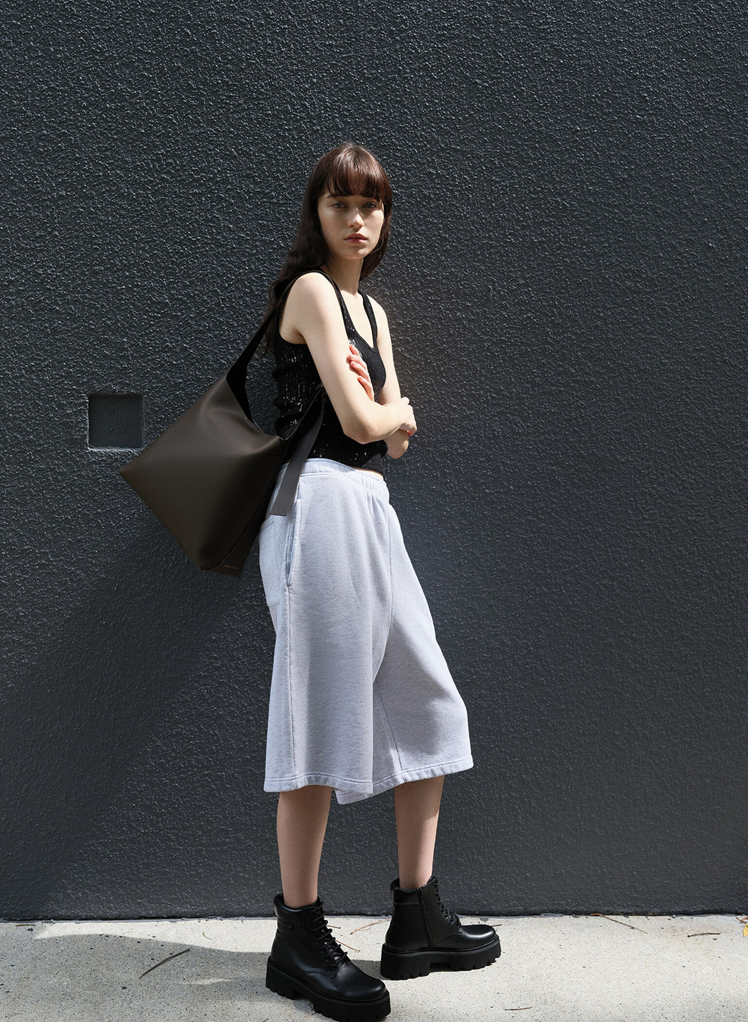 Edna Tote Bag, Dark Moss, hi-res