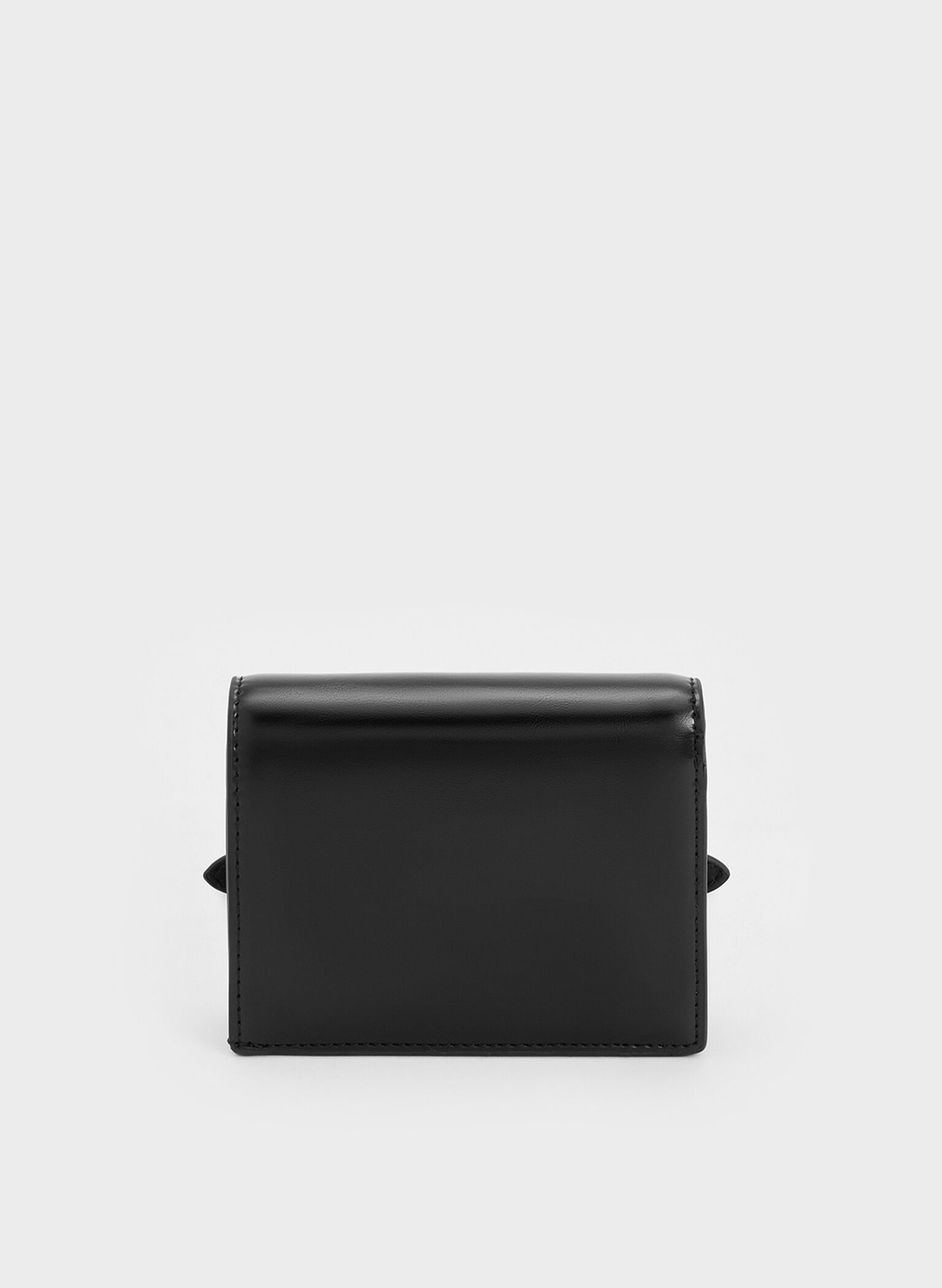 Sloane Chain-Handle Wallet, Noir, hi-res