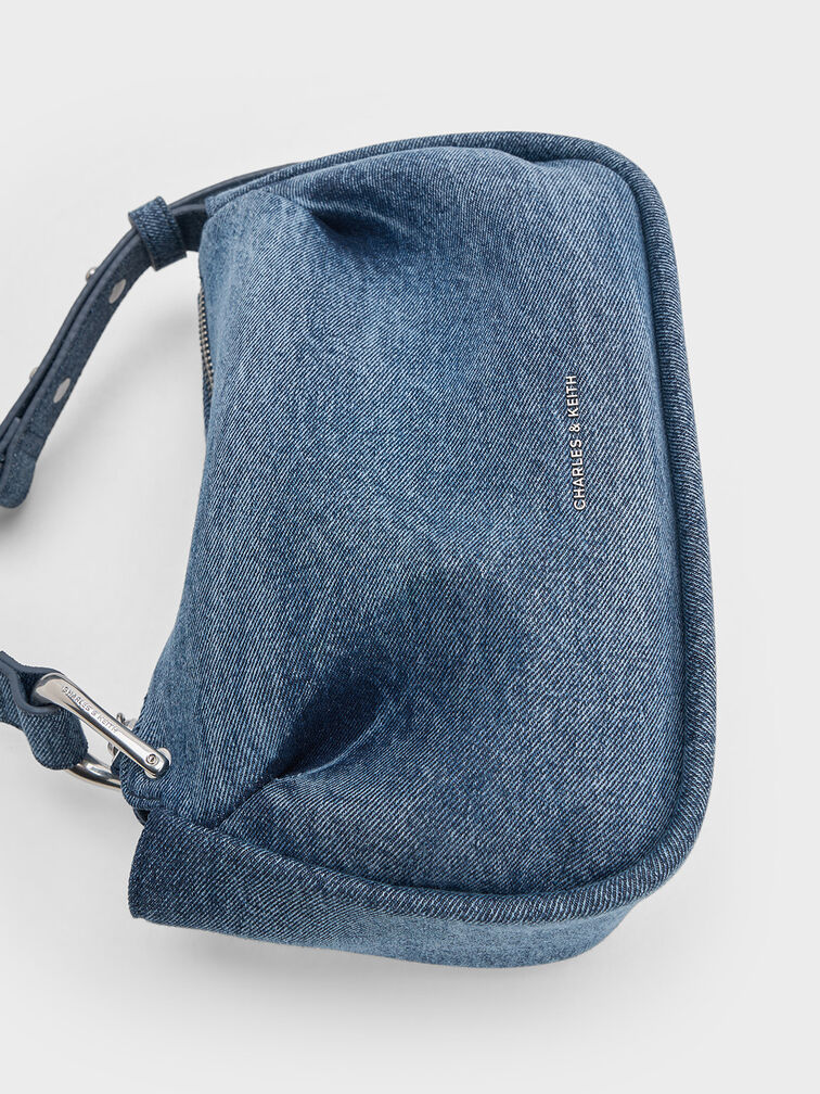 Lumen Denim Crossbody Bag, Denim Blue, hi-res