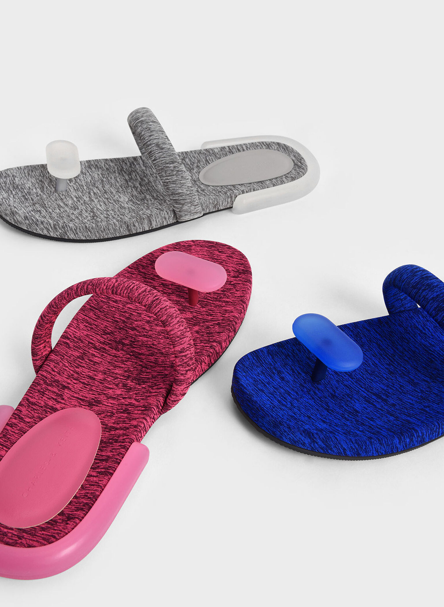 Electra Recycled Polyester Thong Sandals, Pink, hi-res