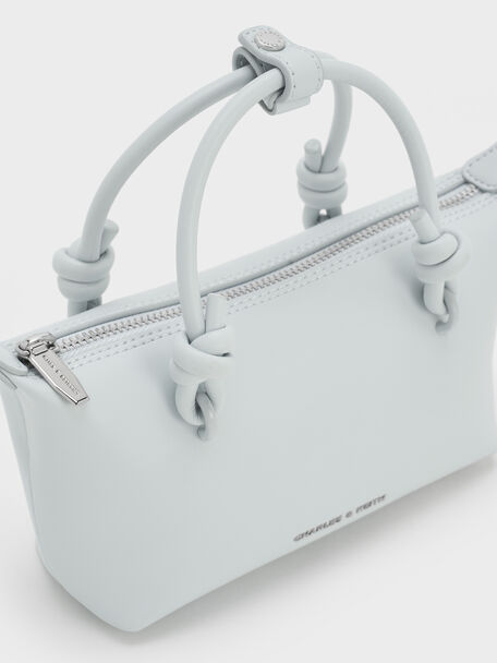 Sammie Knotted-Handle Tote Bag, Sea Salt Blue, hi-res