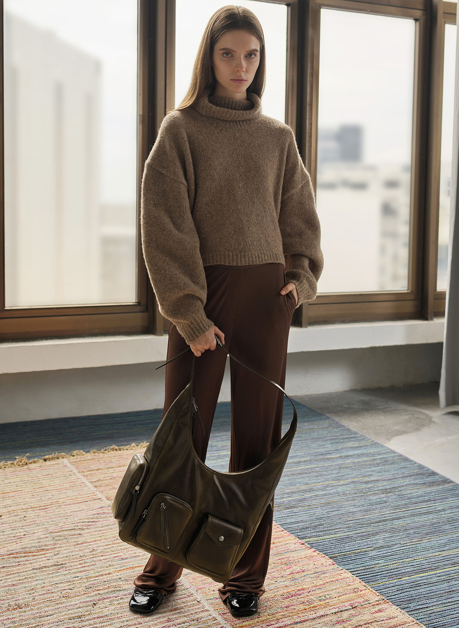 Thora Multi-Pocket Hobo Bag, Multi, hi-res
