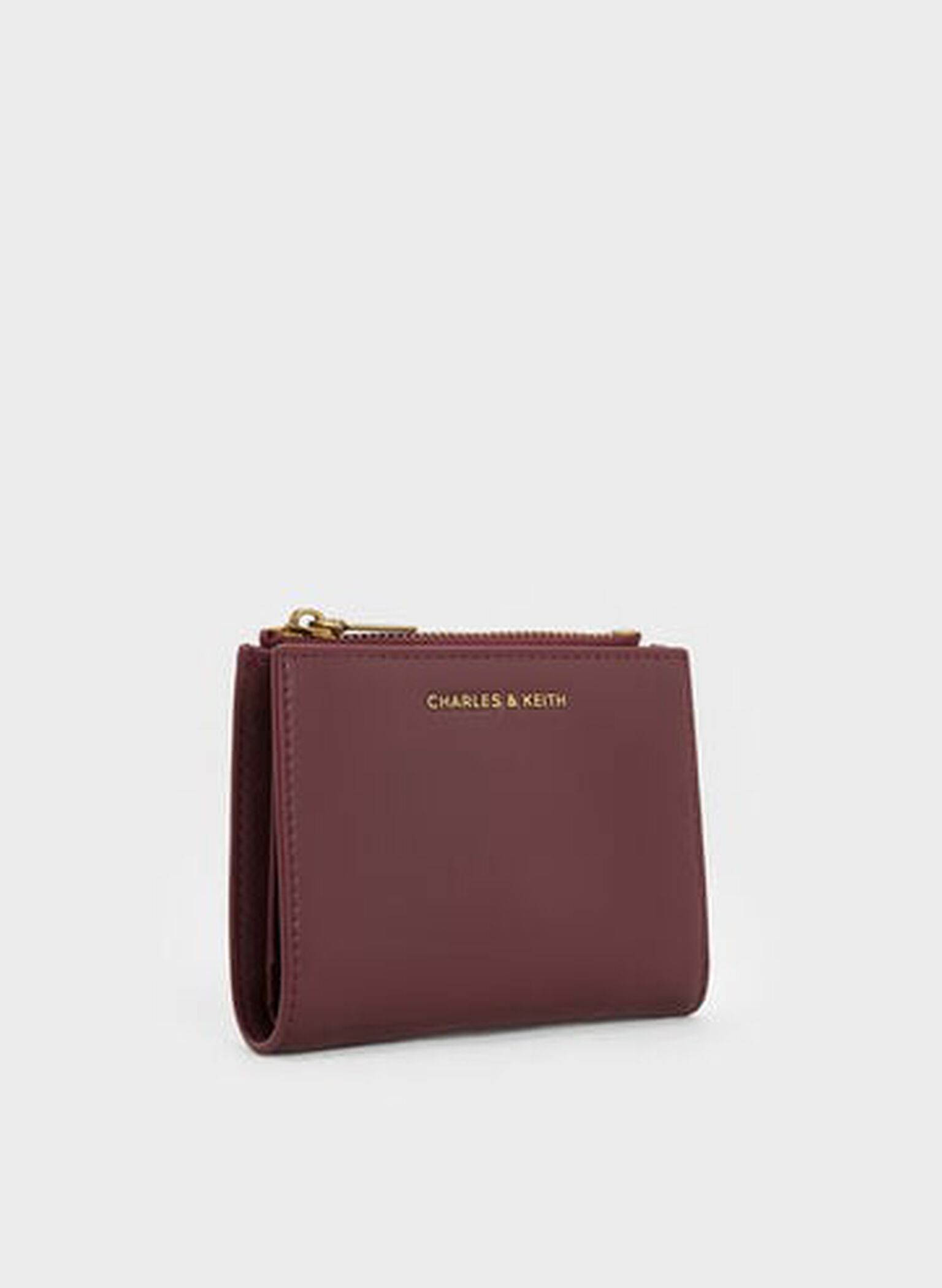 Harmonee Top Zip Small Wallet, Mulberry Plum, hi-res