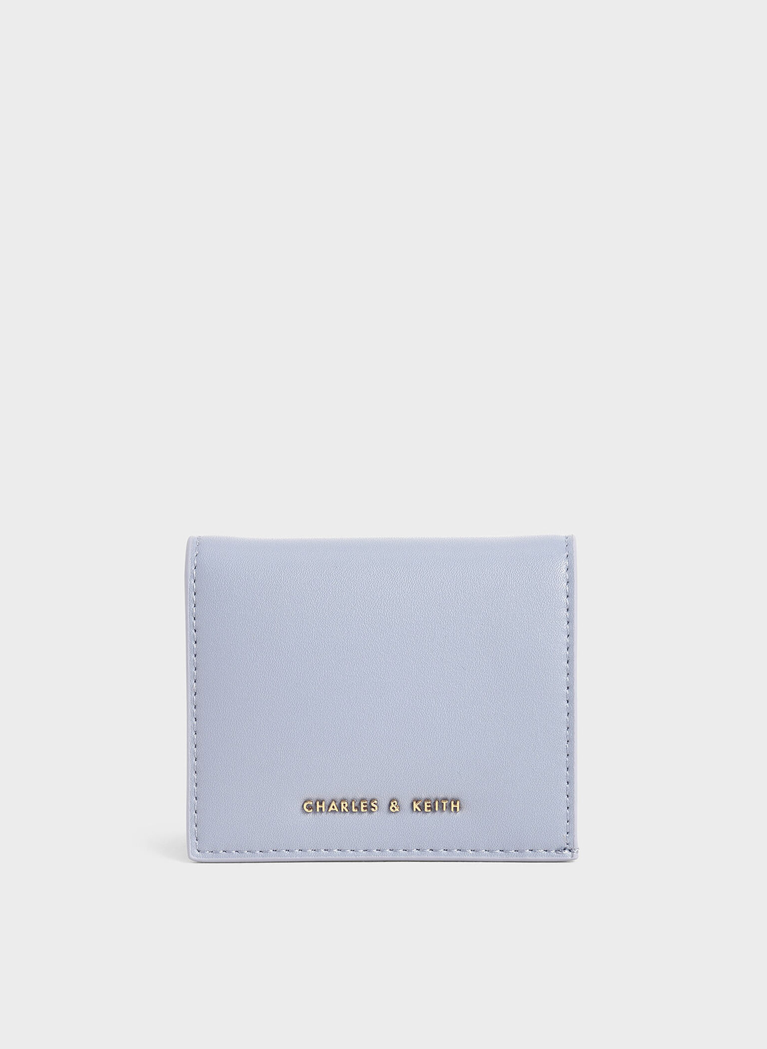Zip Around Short Wallet, Light Blue, hi-res