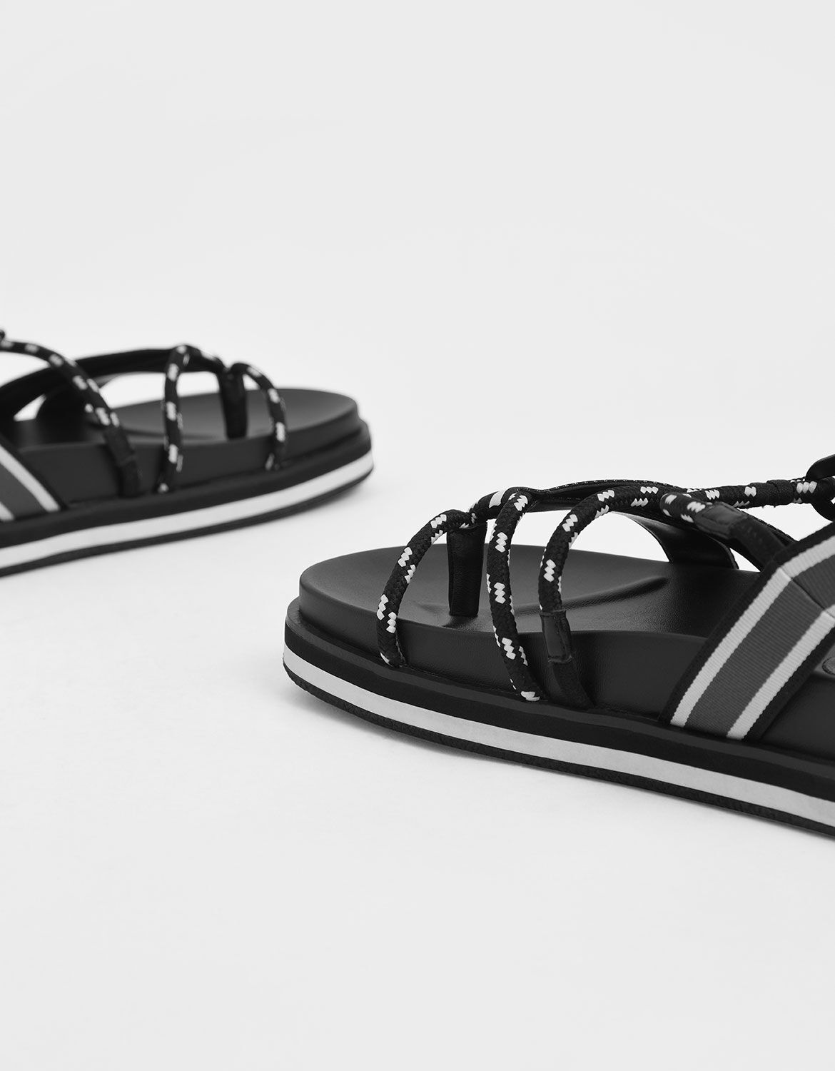 towie black flatform sandals