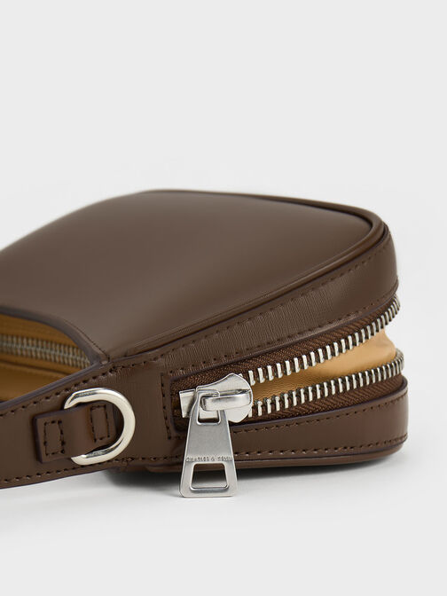 Mini Rebel Hobo Bag, Dark Brown, hi-res