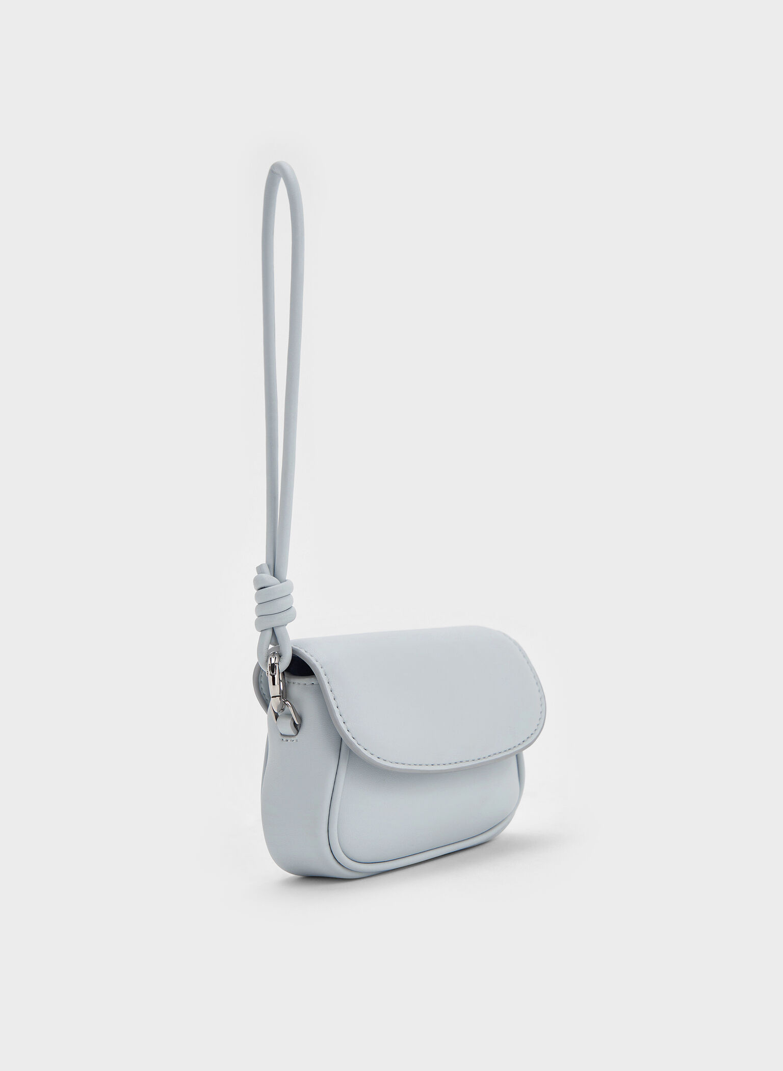 Sammie Knotted-Strap Wristlet, Sea Salt Blue, hi-res